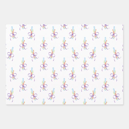 Feuille De Papier Cadeau Don d'appréciation de l'enseignant (Devant 2)