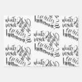 Feuille De Papier Cadeau Don mystérieux (Devant)