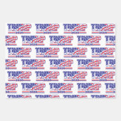 Feuille De Papier Cadeau Donald Trump à la présidence en 2010 (Devant 2)