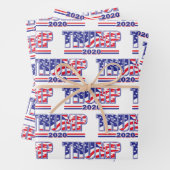 Feuille De Papier Cadeau Donald Trump à la présidence en 2010 (En situation)