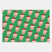 Feuille De Papier Cadeau DONALD TRUMP Noël (Devant 2)