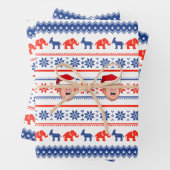 Feuille De Papier Cadeau DONALD TRUMP Noël (En situation)