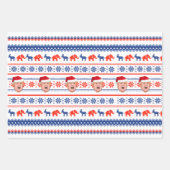 Feuille De Papier Cadeau DONALD TRUMP Noël (Devant)