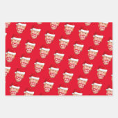 Feuille De Papier Cadeau DONALD TRUMP Noël en colère (Devant 3)