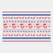 Feuille De Papier Cadeau DONALD TRUMP Noël en colère (Devant)