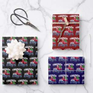 Feuille De Papier Cadeau Donald Trump Noël Je serai à la maison pour Xmas