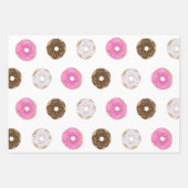 Feuille De Papier Cadeau Donuts sucrés joli Anniversaire Saint Valentin (Devant 2)