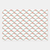 Feuille De Papier Cadeau Doodle coquette de Noël de la Garland à saint Jacq (Devant 3)