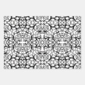 Feuille De Papier Cadeau Doodleroses (Devant 3)