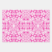 Feuille De Papier Cadeau Doodleroses (Devant)