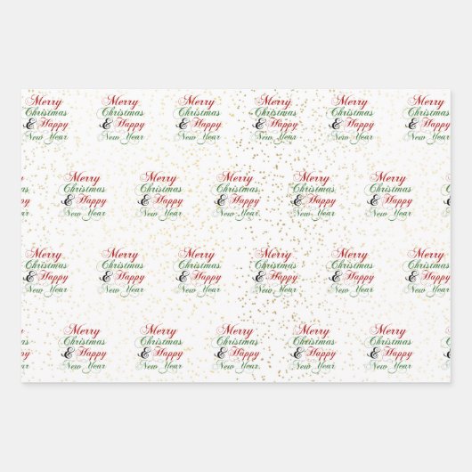 Feuille De Papier Cadeau Dorée | Or Rose | Parties scintillant d'argent Joy (Devant)