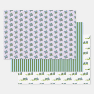 Feuille De Papier Cadeau Doris en été
