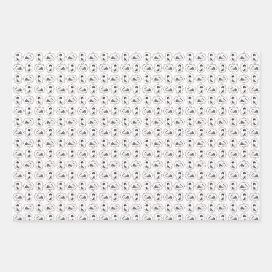 Feuille De Papier Cadeau Doris the Dog Holiday Wrapping Paper (Devant 3)