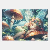 Feuille De Papier Cadeau Dormir sur une fleur personnalisée (Devant 3)