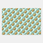 Feuille De Papier Cadeau Dos Cabras y Hojas (Devant)