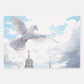 Feuille De Papier Cadeau Doses et Harmonie croisée (Devant 2)