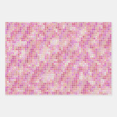 Feuille De Papier Cadeau Dots de discothèque brillants (Devant)