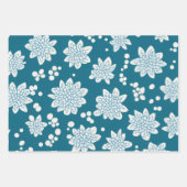 Feuille De Papier Cadeau Dotty Blooms (Devant 3)