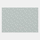 Feuille De Papier Cadeau Double point des nuances neutres (Devant 2)