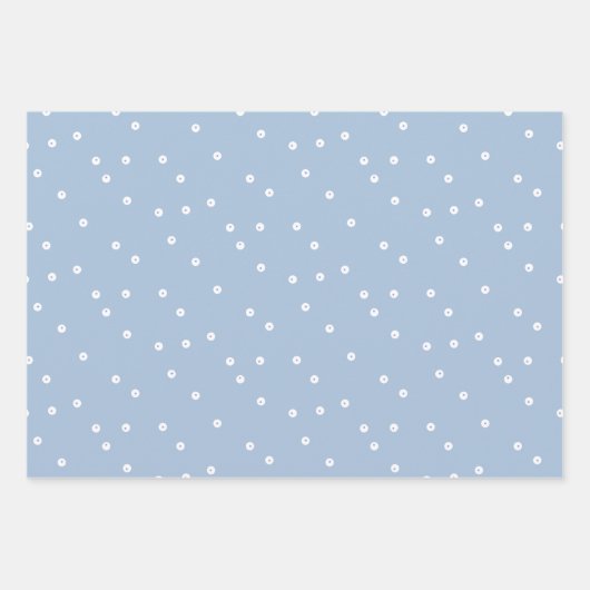 Feuille De Papier Cadeau Double point des nuances neutres (Devant)