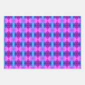 Feuille De Papier Cadeau Doublure de plateau ou de tiroir pourpre et rose (Devant 2)