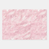 Feuille De Papier Cadeau Douce teinte rose perle douche de mariée (Devant 2)