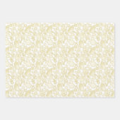 Feuille De Papier Cadeau Douces arroses Jaunes sucrés (Devant 3)