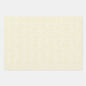 Feuille De Papier Cadeau Douces arroses Jaunes sucrés (Devant)
