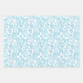 Feuille De Papier Cadeau Douces arroses Ombre Blue (Devant 3)