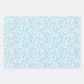 Feuille De Papier Cadeau Douces arroses Ombre Blue (Devant)