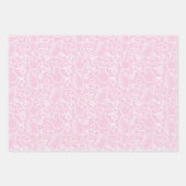 Feuille De Papier Cadeau Douces arroses roses (Devant 3)
