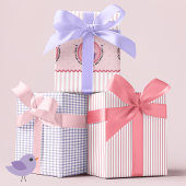 Feuille De Papier Cadeau Douceurs Cupcake Saint-Valentin