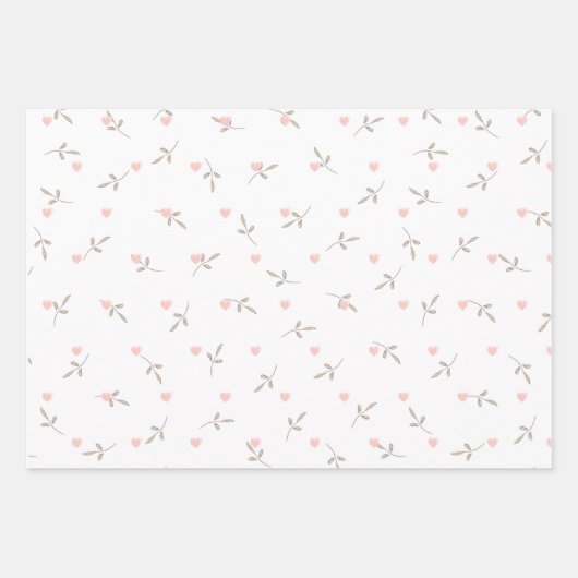 Feuille De Papier Cadeau Douche nuptiale  (Devant 2)