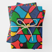 Feuille De Papier Cadeau Douze tribus d'Israël - (En situation)