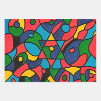 Feuille De Papier Cadeau Douze tribus d'Israël -