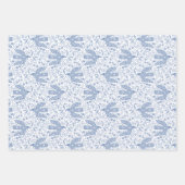 Feuille De Papier Cadeau Dove Bird Blue (Devant 2)