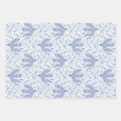 Feuille De Papier Cadeau Dove Bird Blue (Devant)