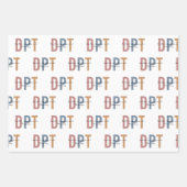 Feuille De Papier Cadeau DPT Docteur en physiothérapie (Devant 3)