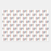 Feuille De Papier Cadeau DPT Docteur en physiothérapie (Devant 2)