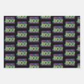 Feuille De Papier Cadeau Dr Seuss | BOO ! Graphique d'Halloween (Devant)