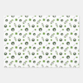 Feuille De Papier Cadeau Dr Seuss | Chat dans le Motif Casquette Clover (Devant 3)