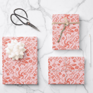 Feuille De Papier Cadeau Dr. Seuss Motif floral pour la fête des Mères