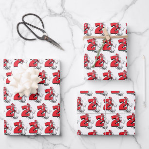 Feuille De Papier Cadeau Dr. Seuss - Personnages Anniversaire Enfants