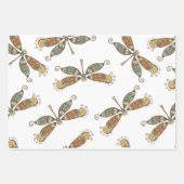 Feuille De Papier Cadeau Dragonfly Gold Garden (Devant 2)
