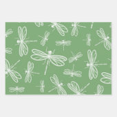 Feuille De Papier Cadeau Dragonfly Minimal (Devant)