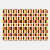 Feuille De Papier Cadeau Drapeau BELGIQUE (Devant 3)