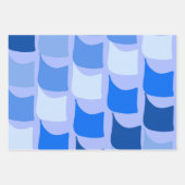 Feuille De Papier Cadeau Drapeau bleu marine à thème (Devant)