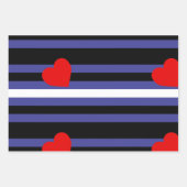Feuille De Papier Cadeau Drapeau de fierté cuir (Devant)