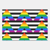 Feuille De Papier Cadeau Drapeau de fierté d'allié (Devant 3)