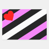 Feuille De Papier Cadeau Drapeau de fierté de fille de cuir (Devant 2)